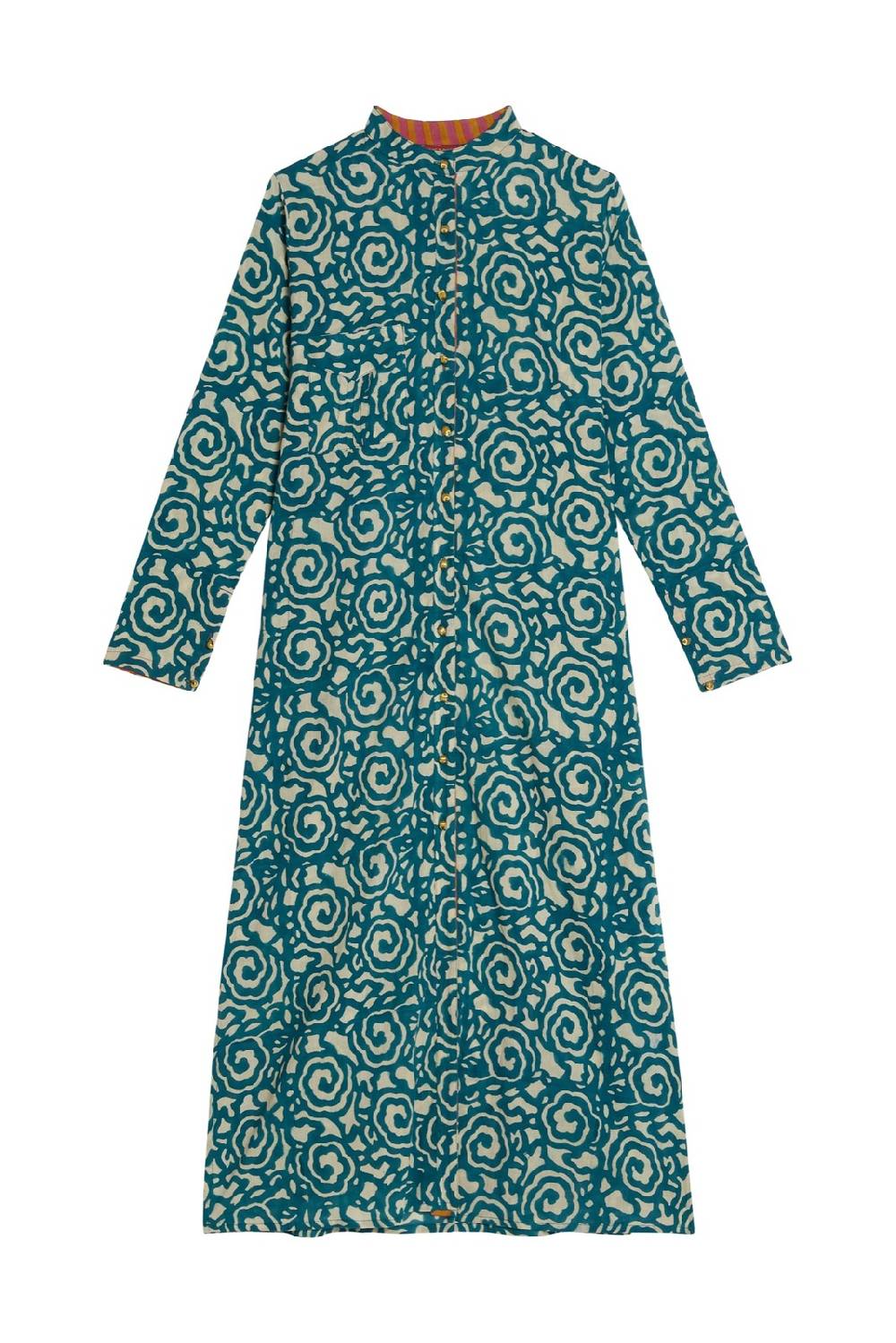 Lisa Corti kurta lunga aperta spiral peacock natural Shopping Online
