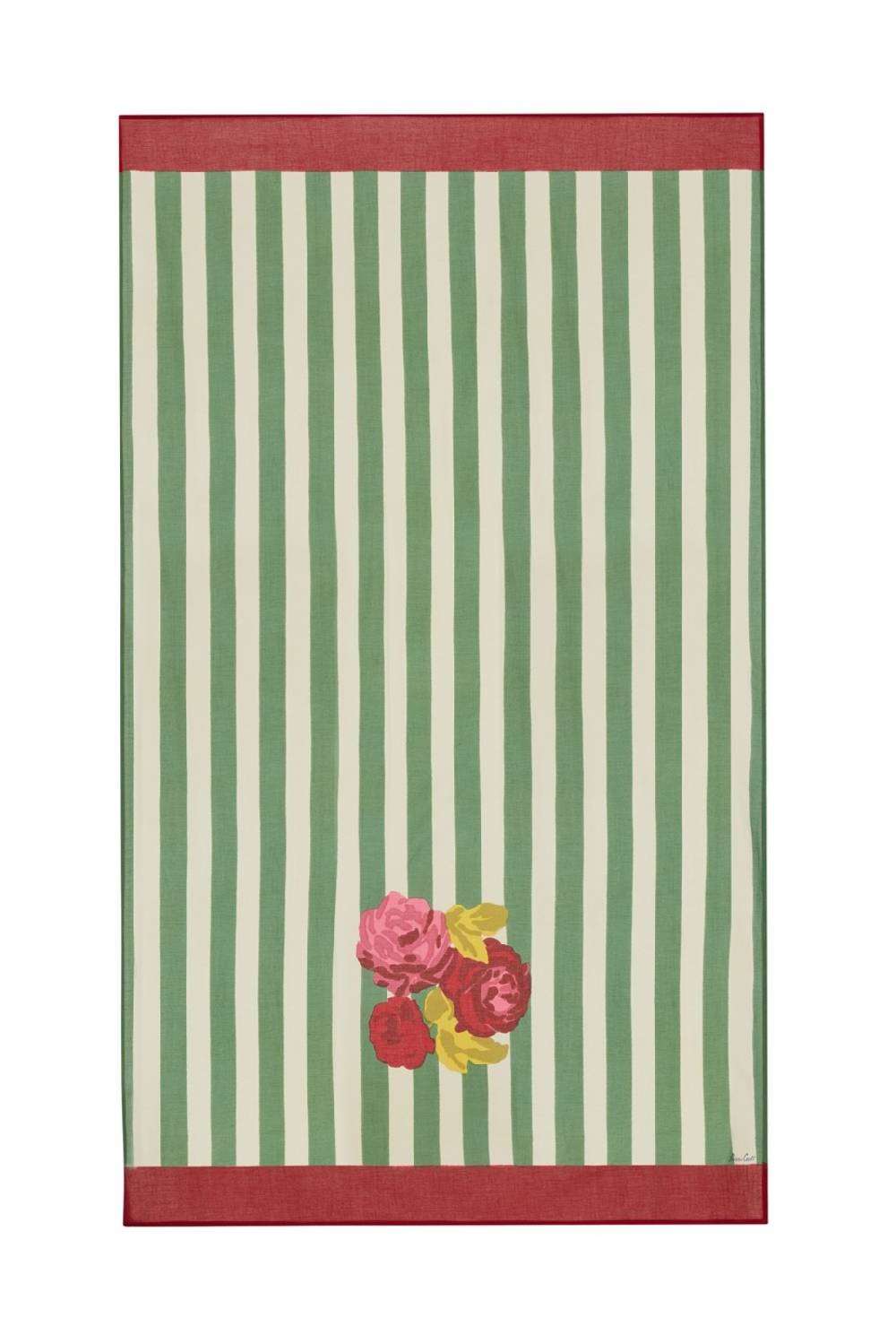Lisa Corti pareo nizam stripes green natural Affare Del Giorno
