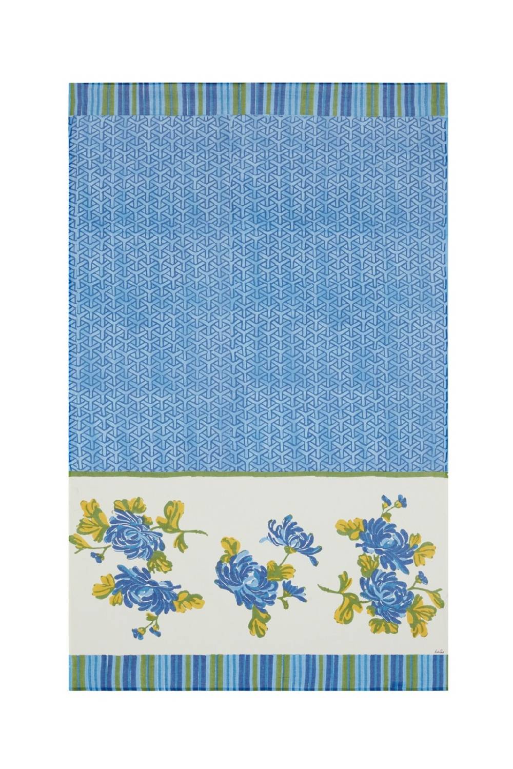 Lisa Corti pareo vienna blue cream Convenienza