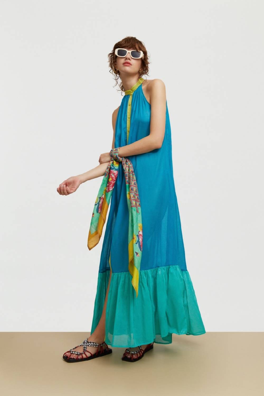 Lisa Corti abito ravi cobalt In Vendita