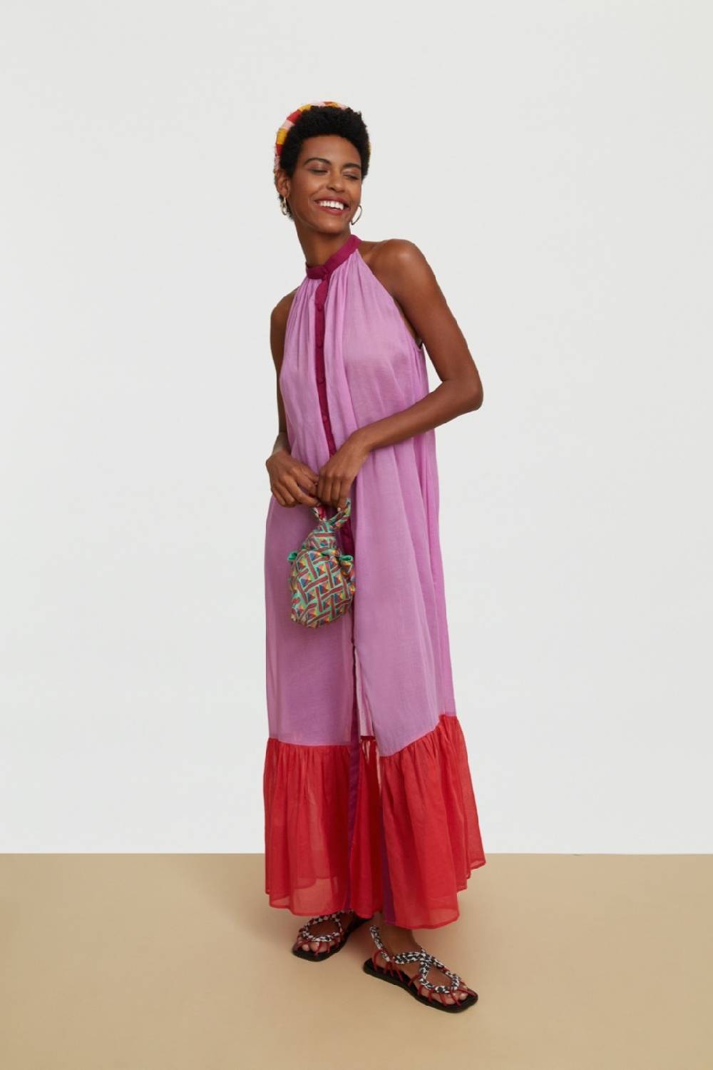 Lisa Corti abito ravi lilac Saldi