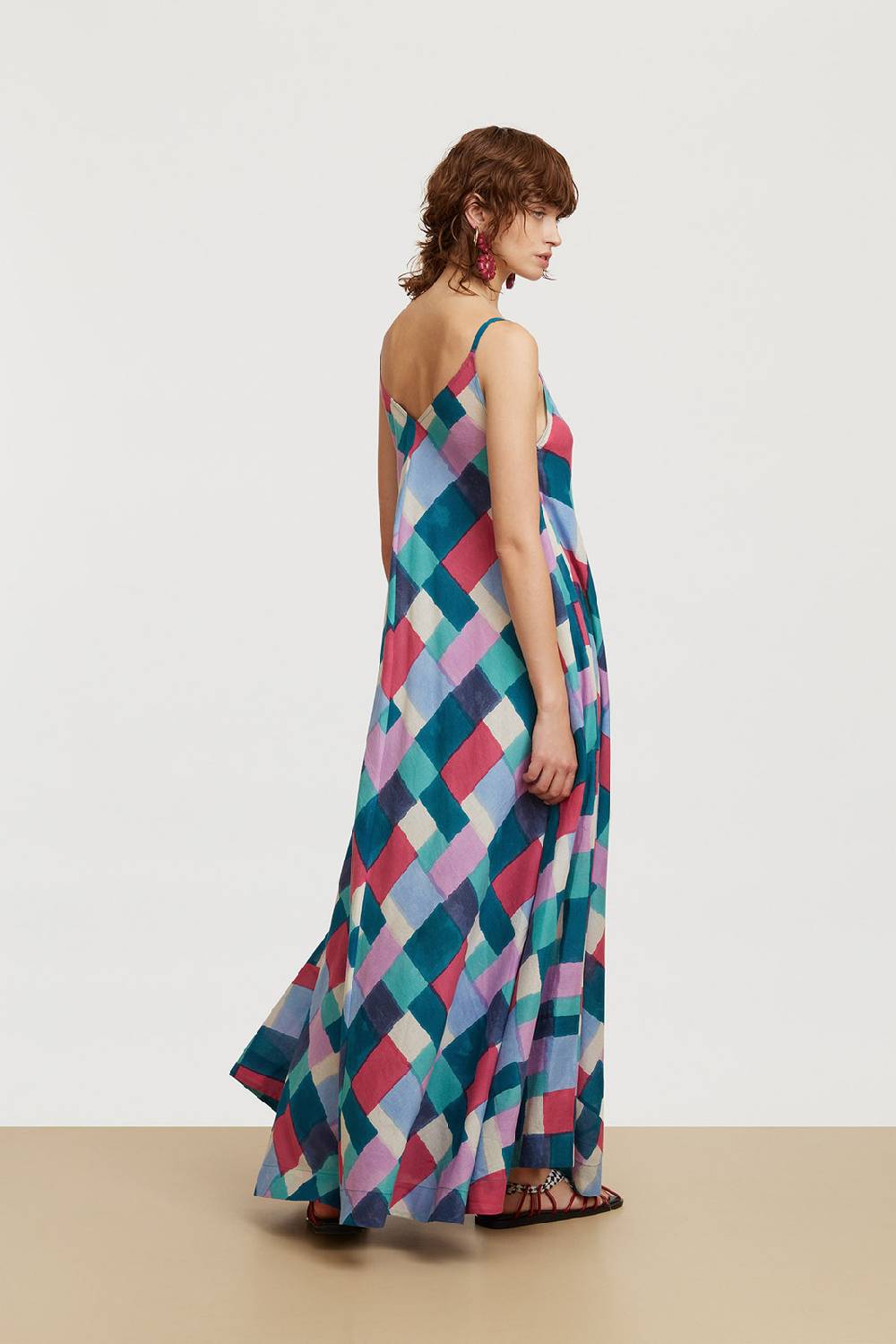 Lisa Corti abito kyarah geesband peacock Hotsell