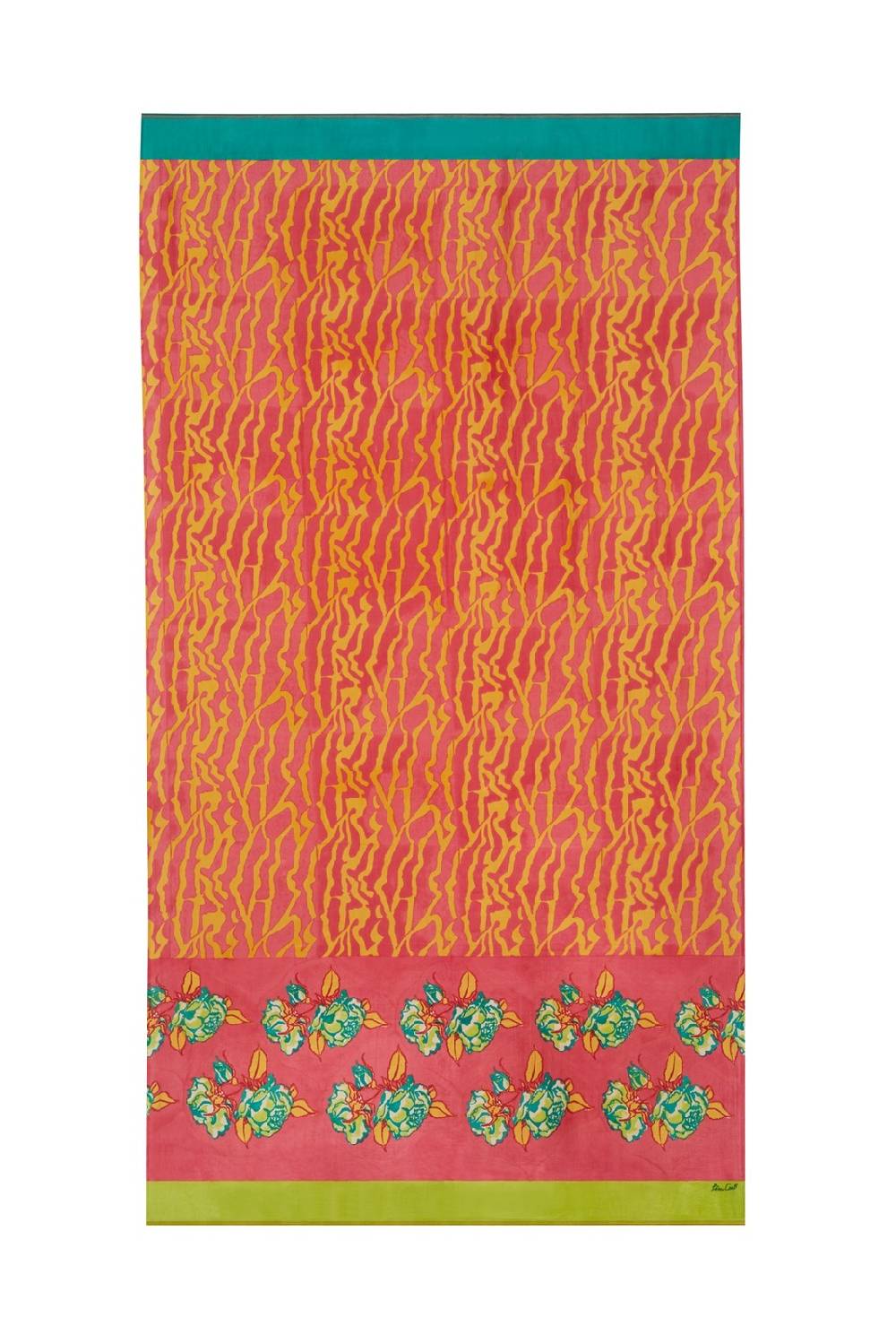 Lisa Corti scialle seta 100x200cm butterfly wing geranium Vendite Flash