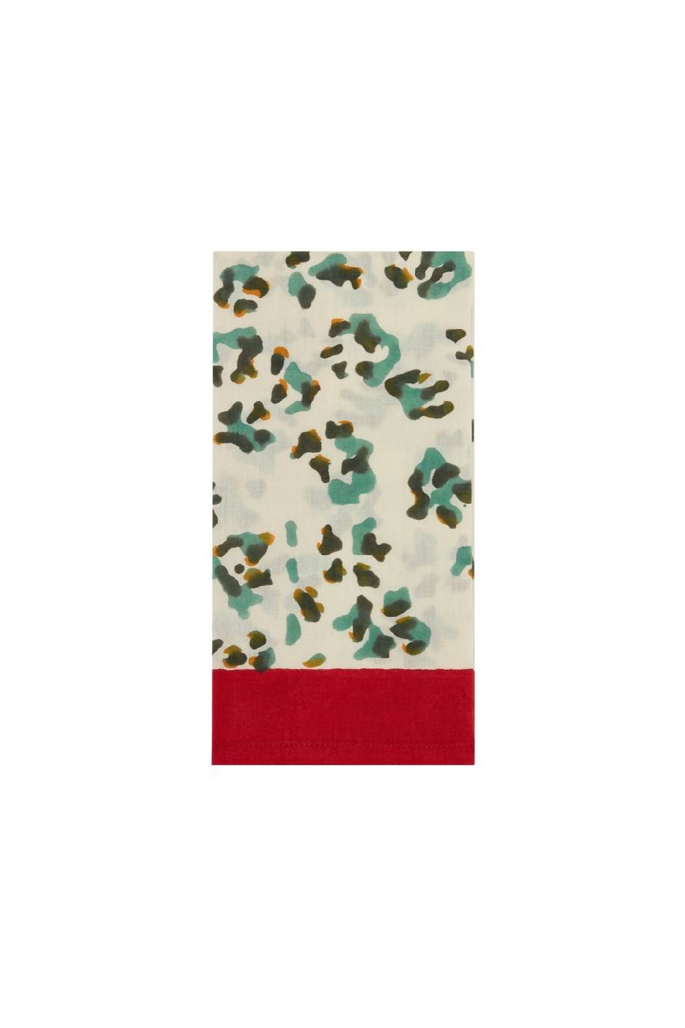 Lisa Corti tovagliolo cotone leopard touch sky Promozione Limitata