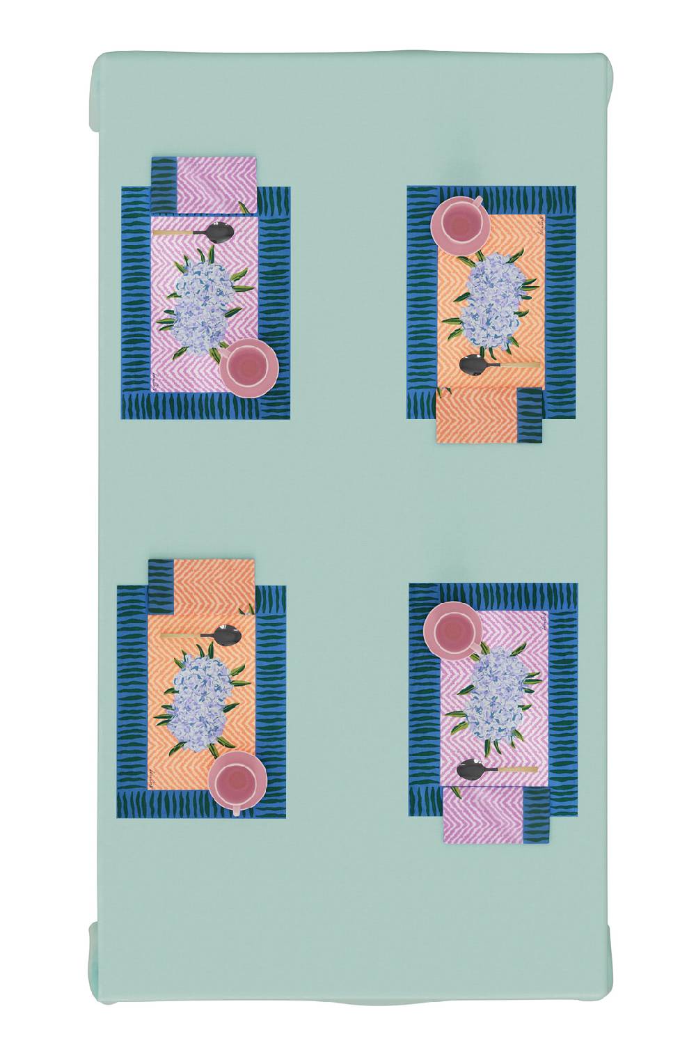 Lisa Corti tovagliolo cotone 50x50cm oleander peach Convenienza