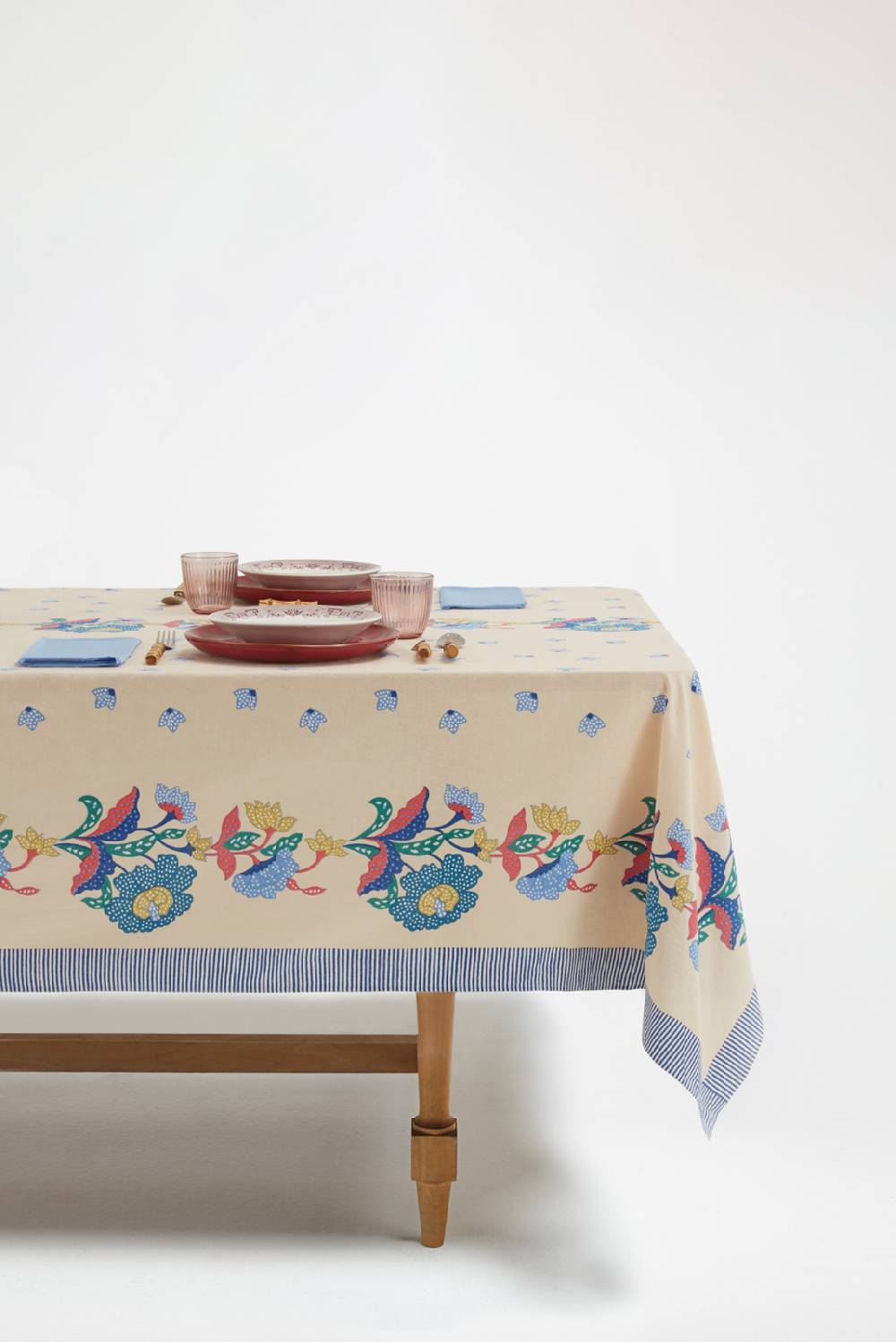 Lisa Corti telo cotone 140x240cm cutter brooks x lisa corti indonesian natural cold Nuovo