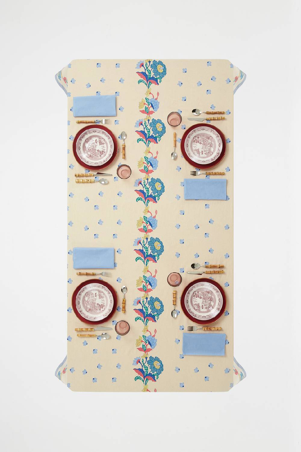 Lisa Corti telo cotone 140x240cm cutter brooks x lisa corti indonesian natural cold Nuovo