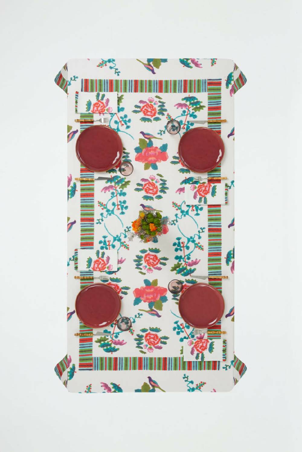 Lisa Corti telo lino 140x240cm royal palace white Qualità Garantita