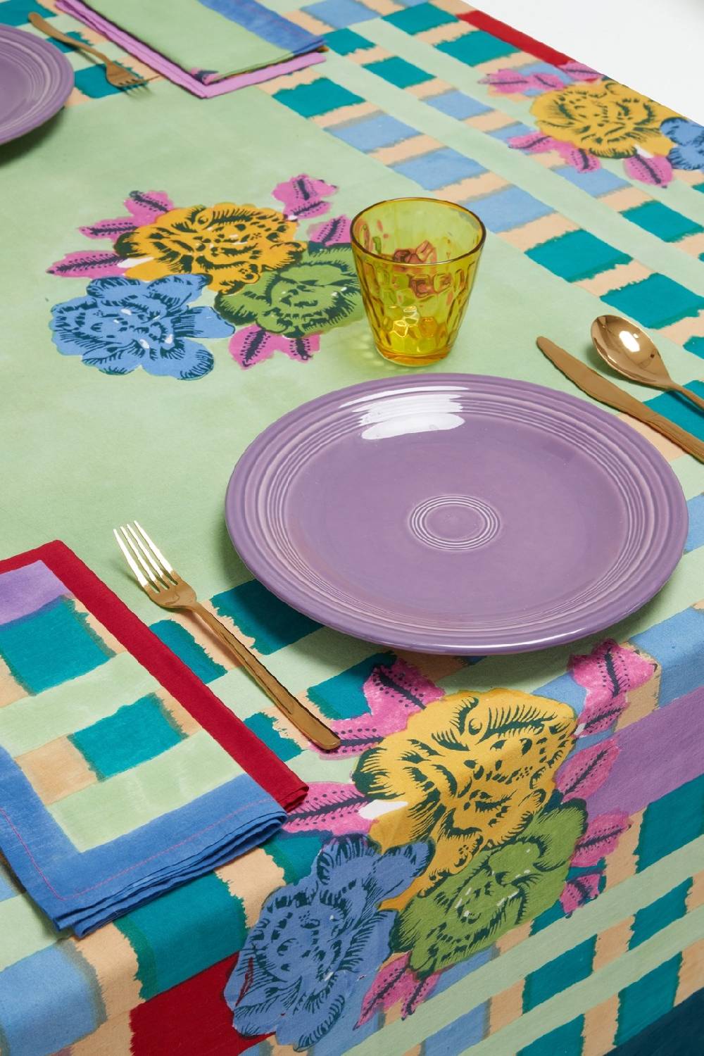 Lisa Corti telo cotone 140x240cm ankara aqua Consegna Veloce