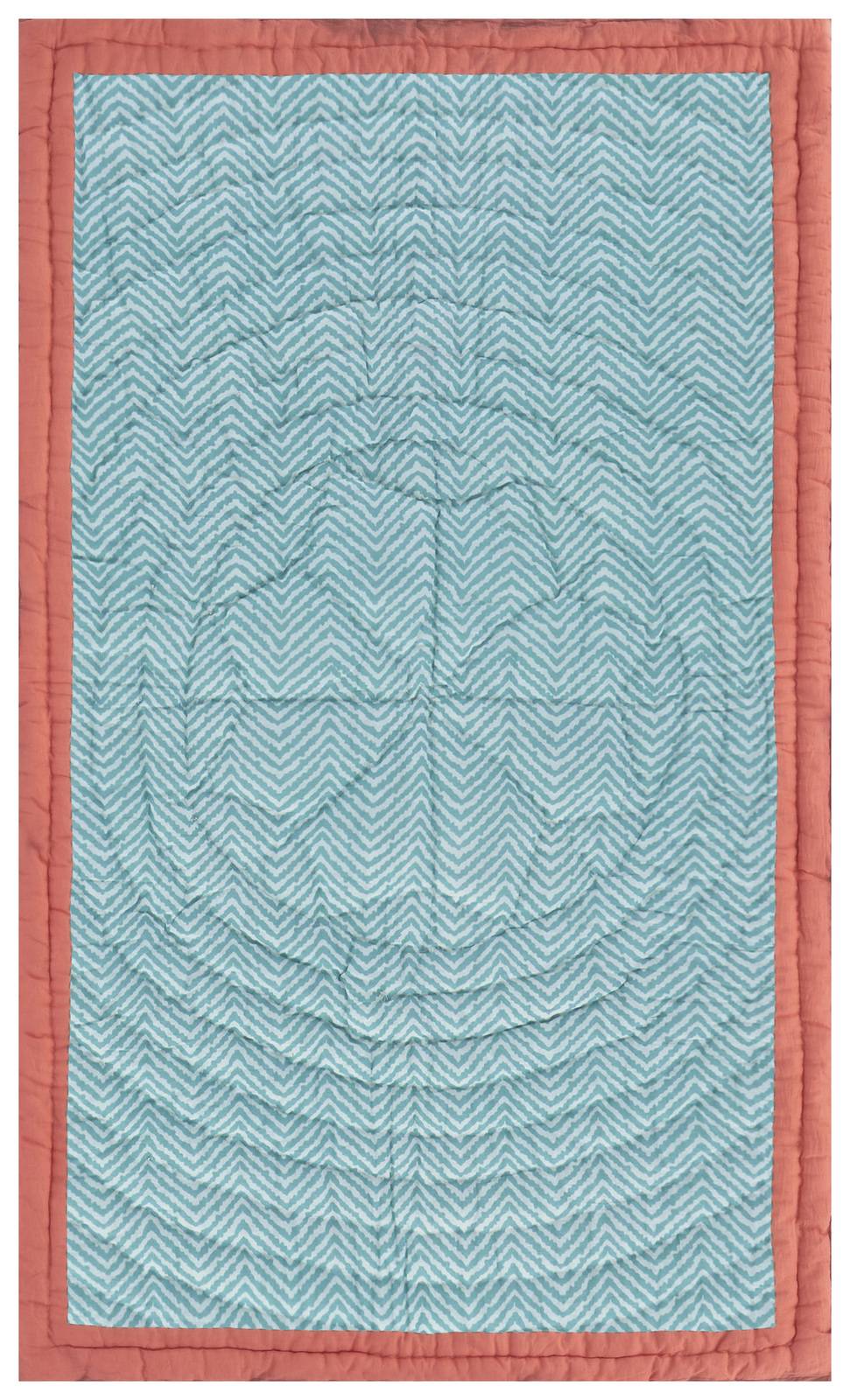 Lisa Corti trapunta reversibile 110x180cm oleander lilac-peach Soddisfazione Garantita