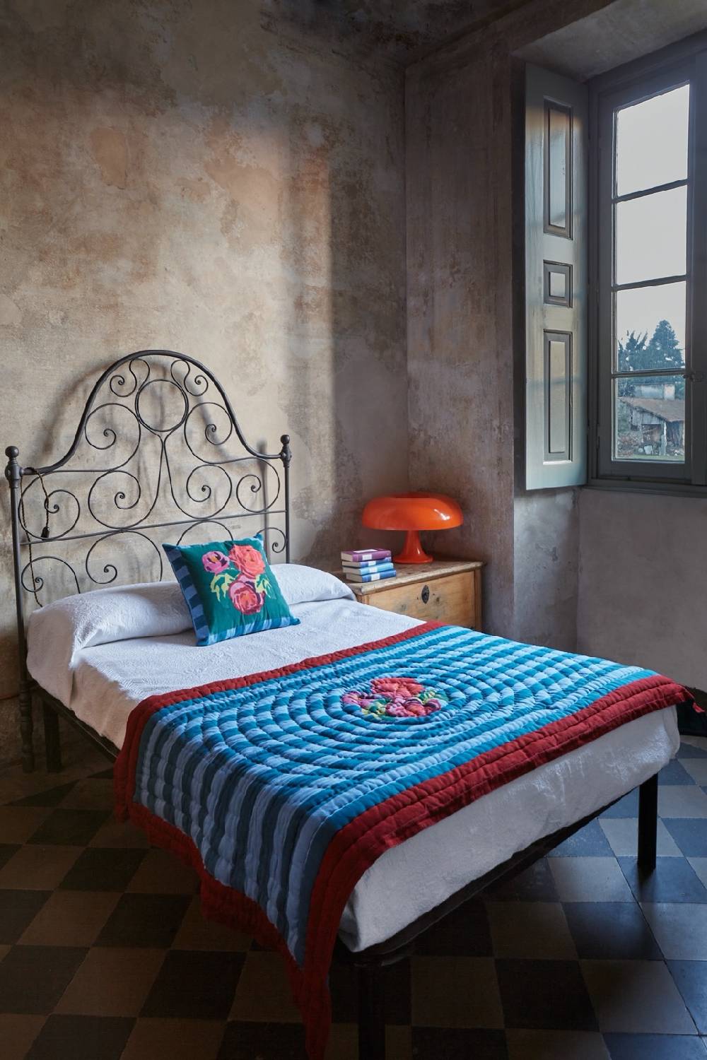 Lisa Corti trapunta reversibile 110x180cm nizam stripes ferozi sugar Qualità Garantita
