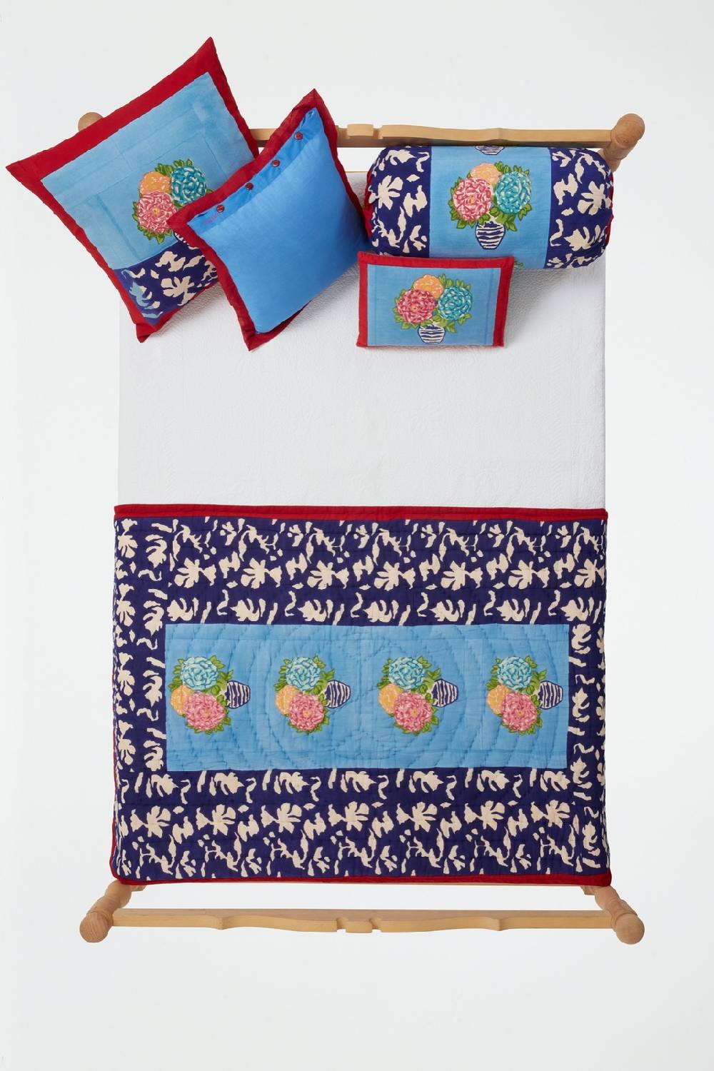 Lisa Corti trapunta reversibile 110x180cm lisa corti x la minervetta blue pot sky Acquista Ora
