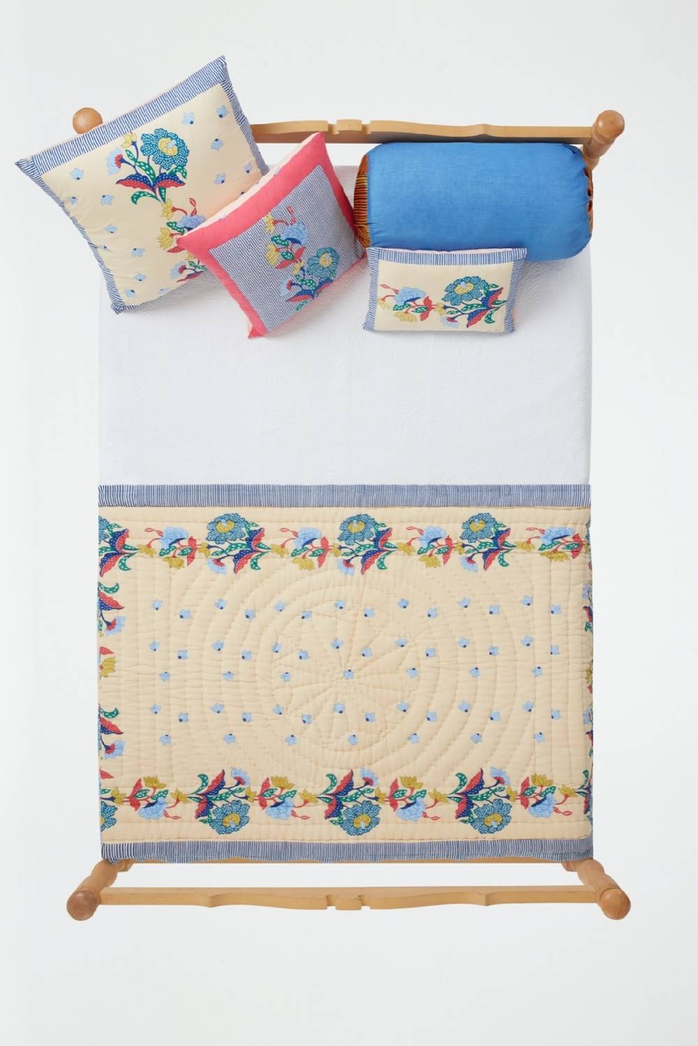 Lisa Corti trapunta reversibile 110x180cm cutter brooks x lisa corti indonesian natural cold Promozione Limitata