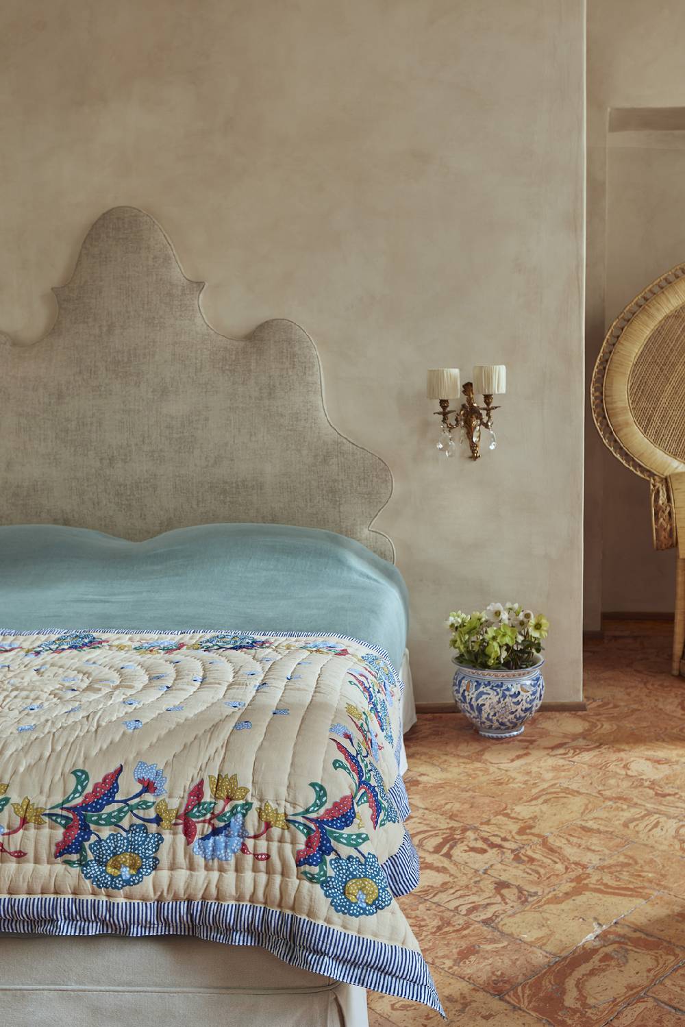 Lisa Corti trapunta reversibile 110x180cm cutter brooks x lisa corti indonesian natural cold Promozione Limitata