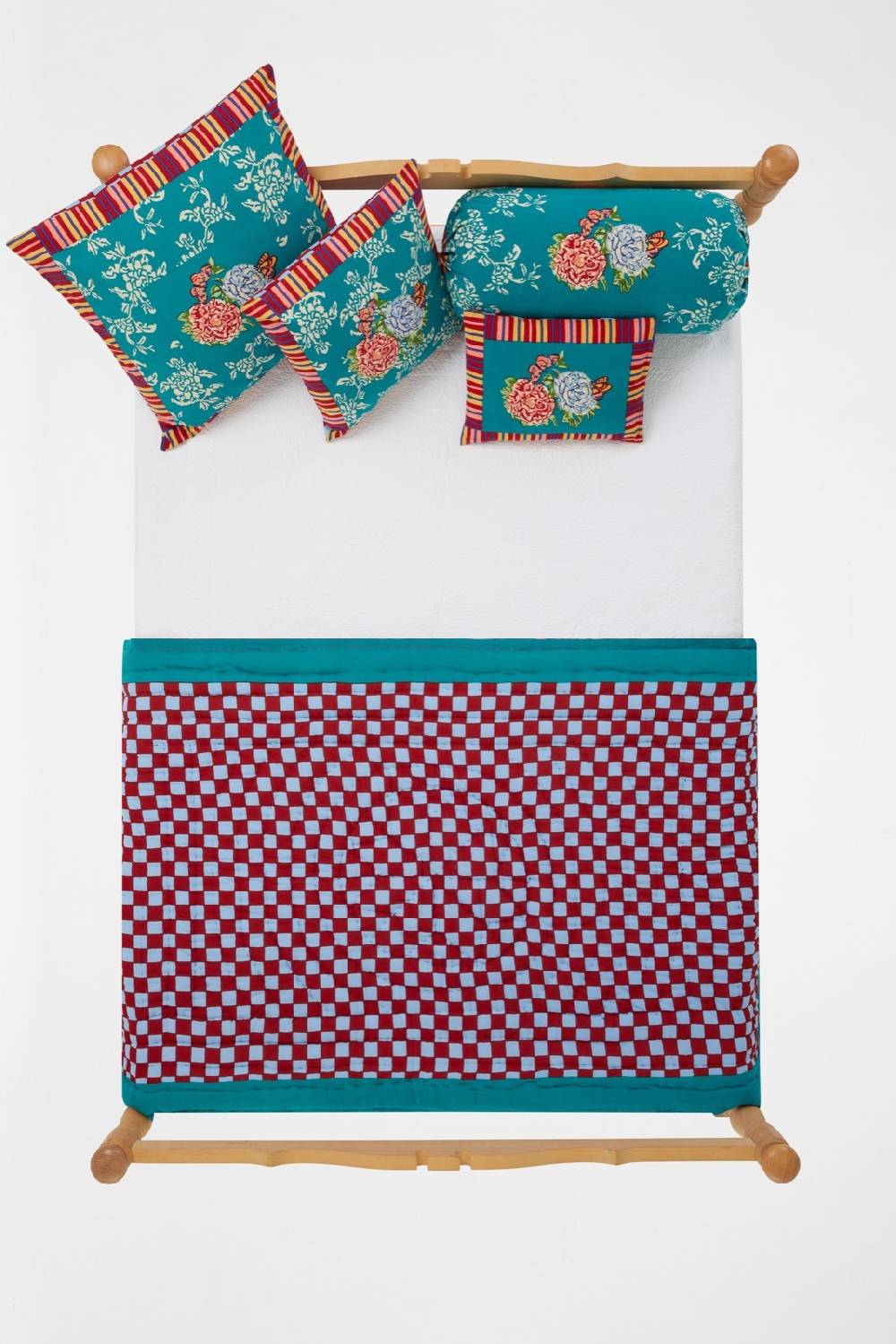 Lisa Corti trapunta reversibile 110x180cm kandem queen green Affare Del Giorno