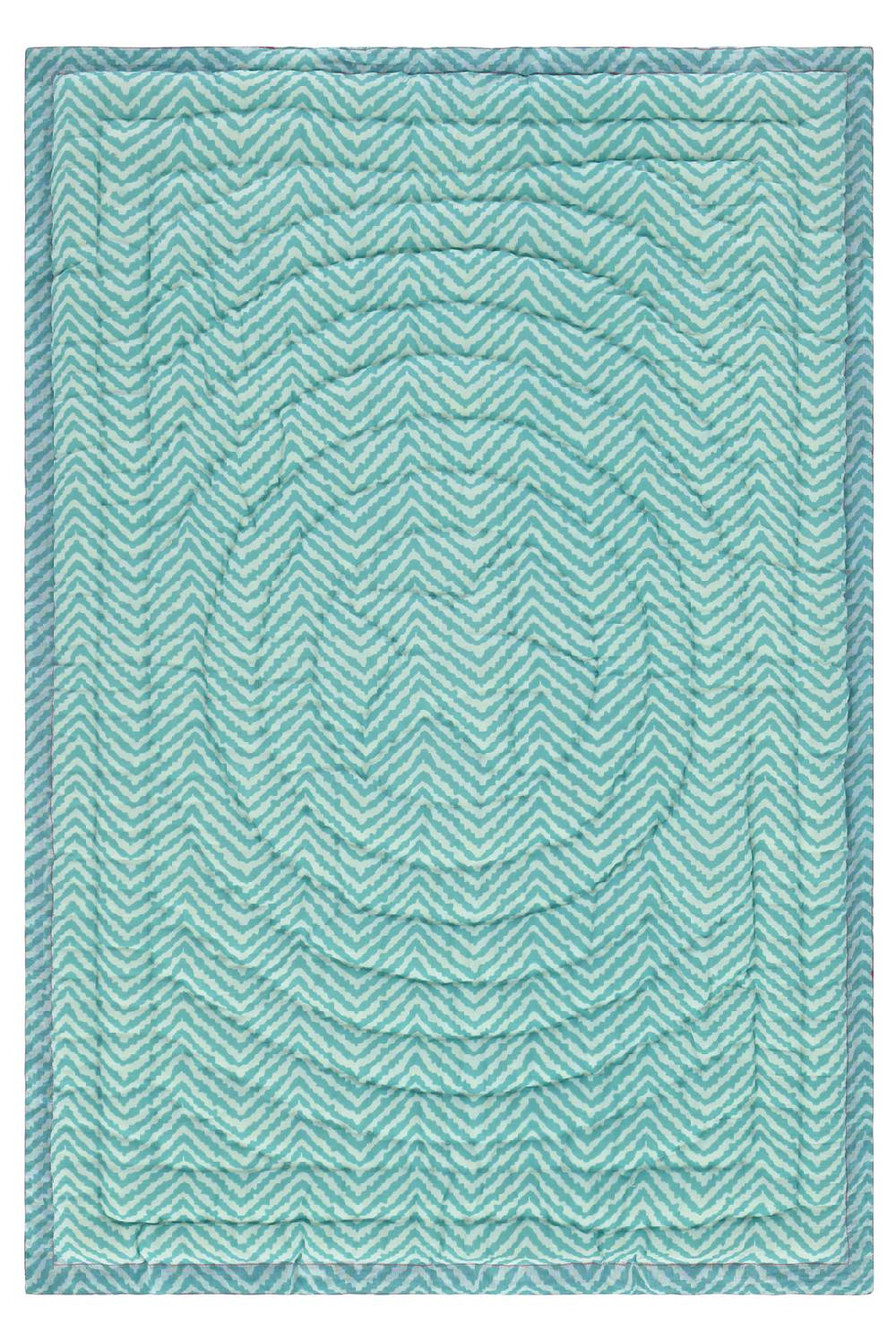 Lisa Corti trapunta reversibile 70x110cm oleander lilac peach Vendita Calda