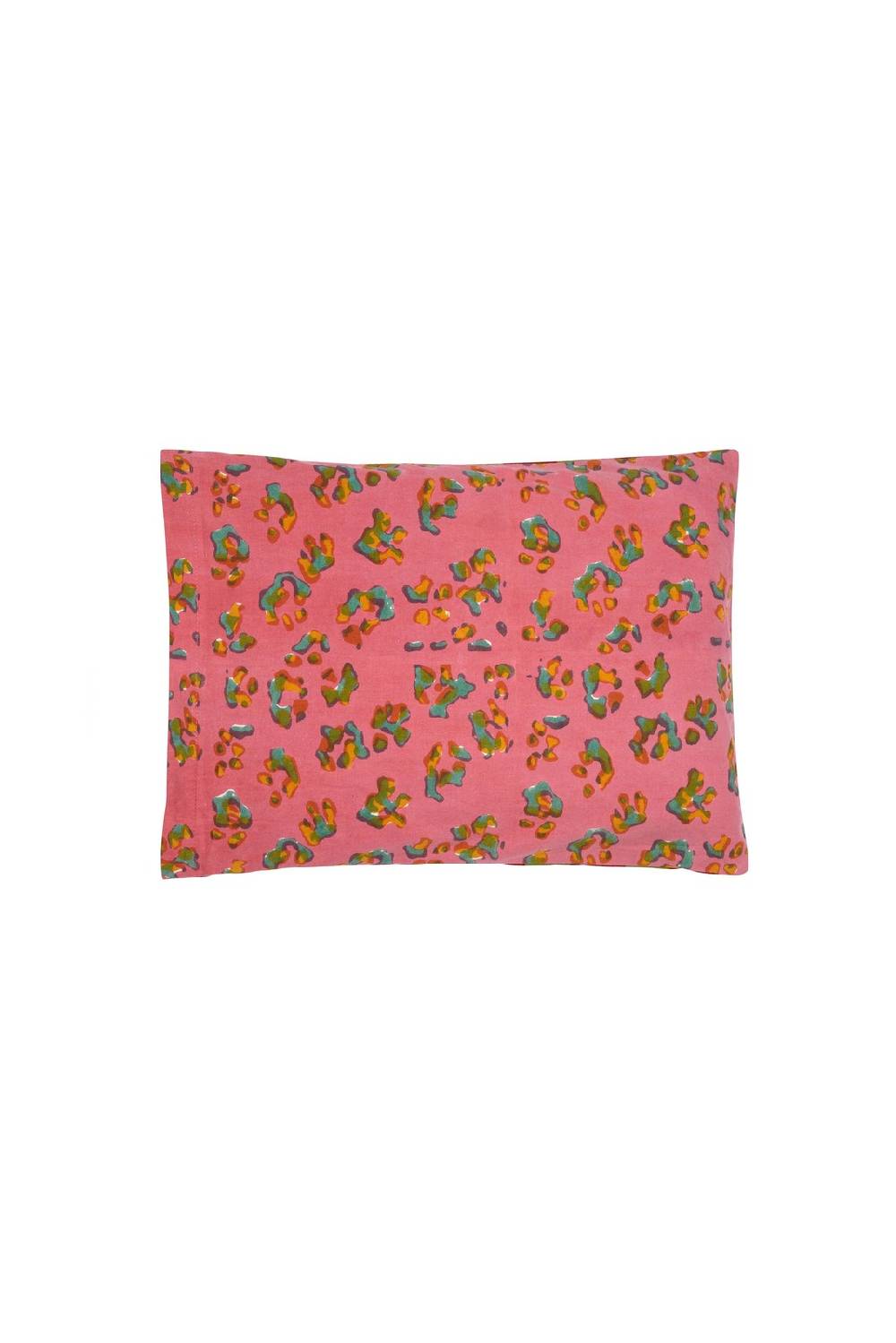 Lisa Corti cuscino cotone 30x40cm leopard stripes sky Nuovo