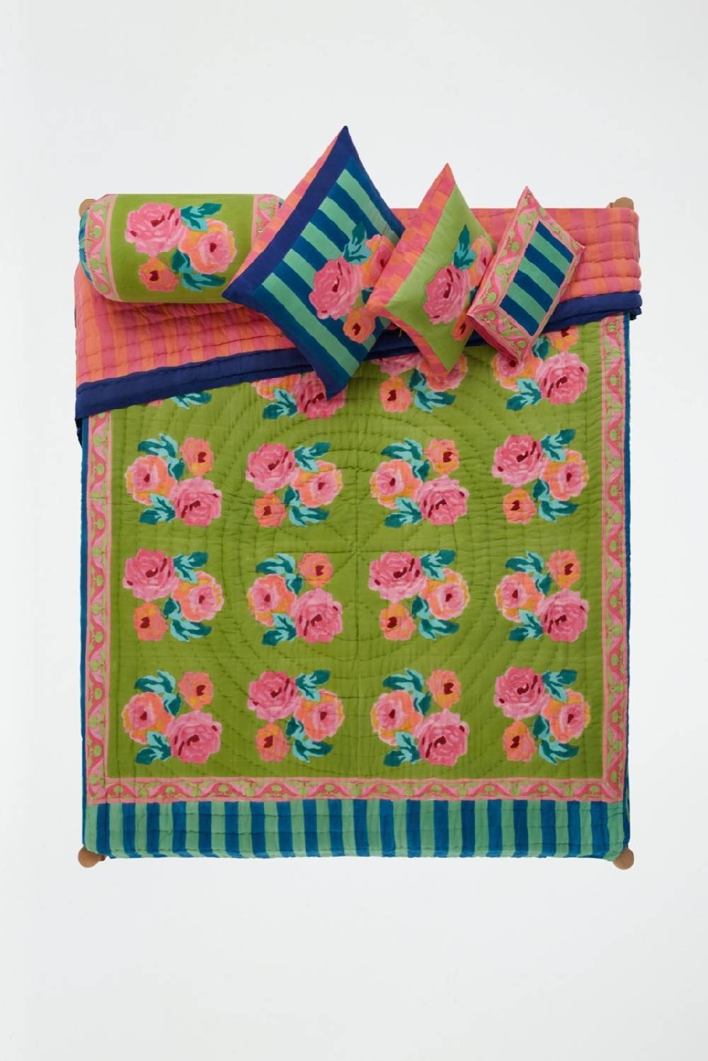 Lisa Corti cuscino cotone 30x40cm nizam acid green Moda