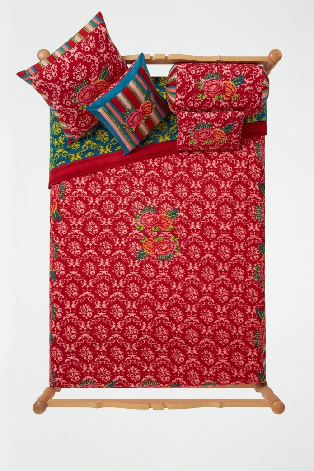 Lisa Corti cuscino cotone 30x40cm love red In Linea