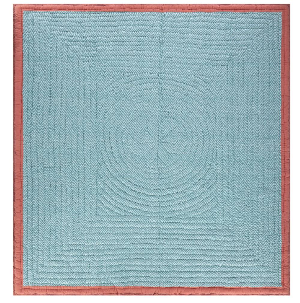 Lisa Corti trapunta reversibile 250x270cm oleander lilac peach Economico
