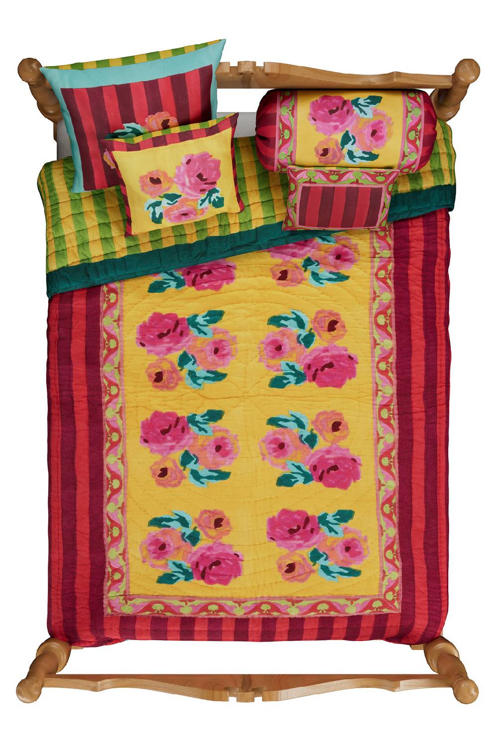 Lisa Corti trapunta reversibile 250x270cm nizam sulphur Online