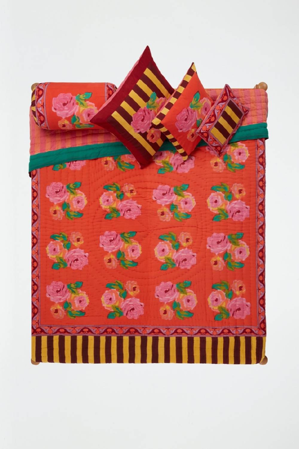 Lisa Corti trapunta reversibile 250x270cm nizam red In Linea