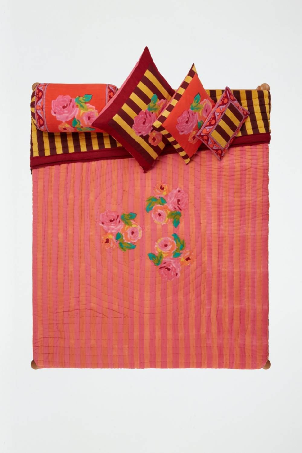 Lisa Corti trapunta reversibile 250x270cm nizam red In Linea