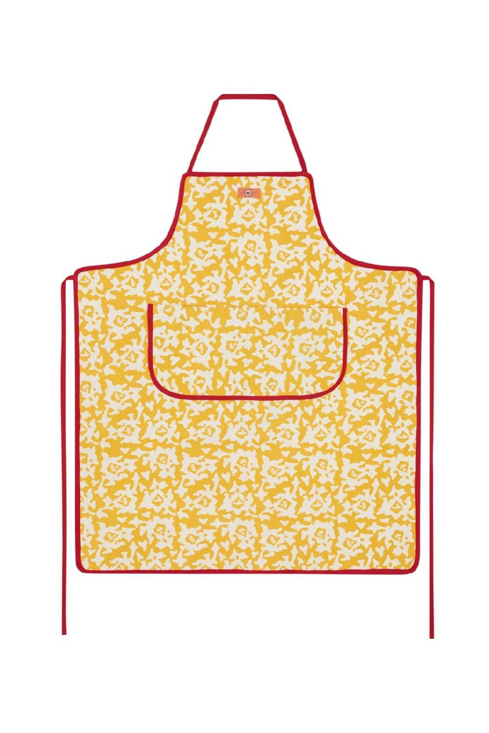 Lisa Corti grembiule da cucina arabesque design gold natural Vendita calda