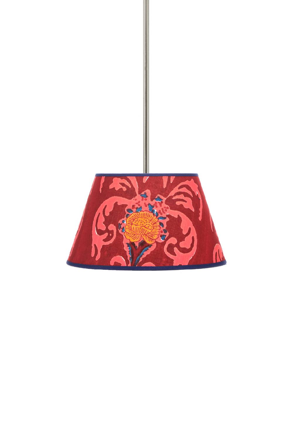 Lisa Corti paralume diam 25 brocade red Acquista Ora