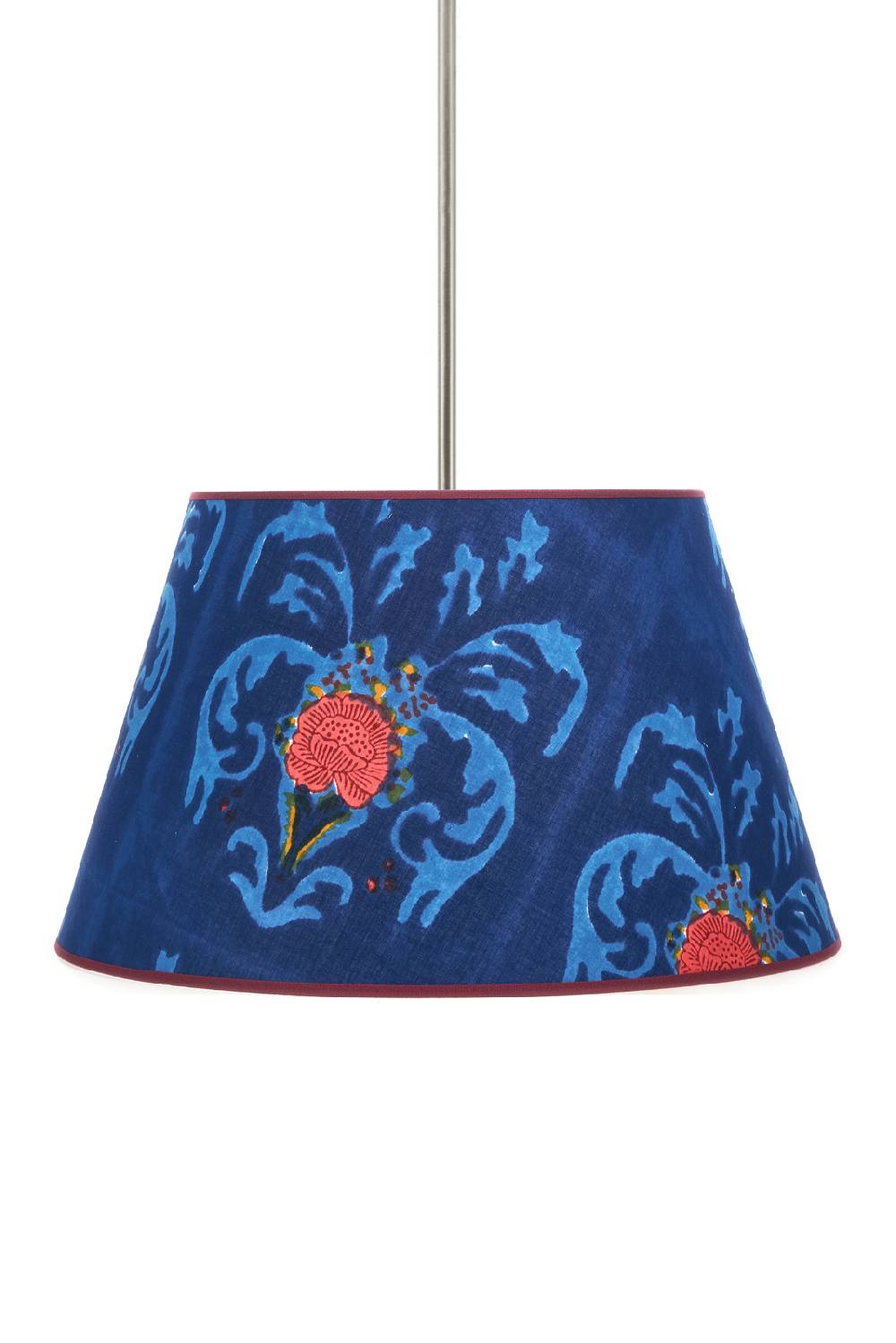 Lisa Corti paralume diam 40 brocade royal blue Hotsell