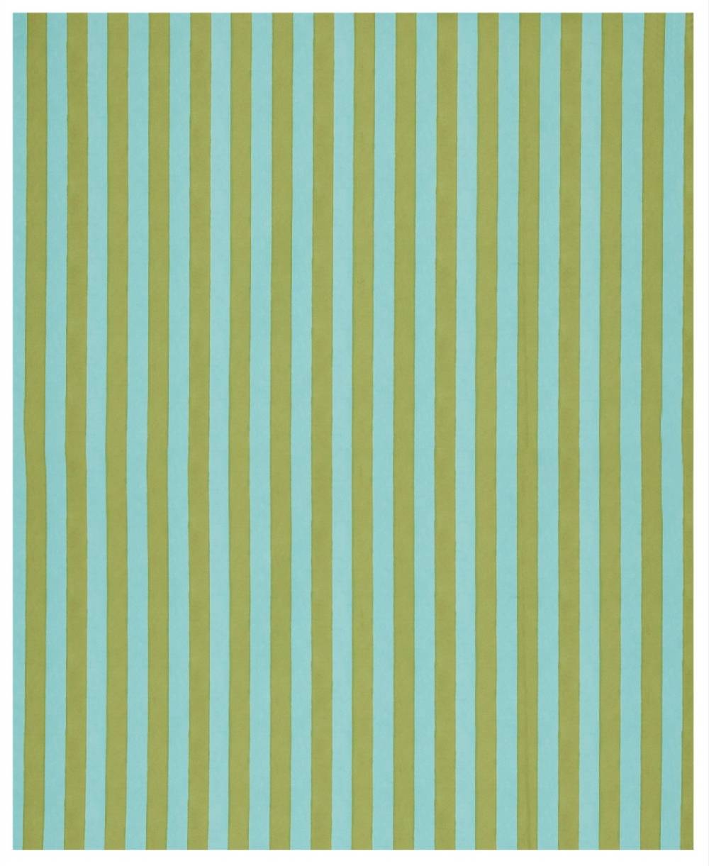 Lisa Corti tessuto da esterni stripes turquoise acid green