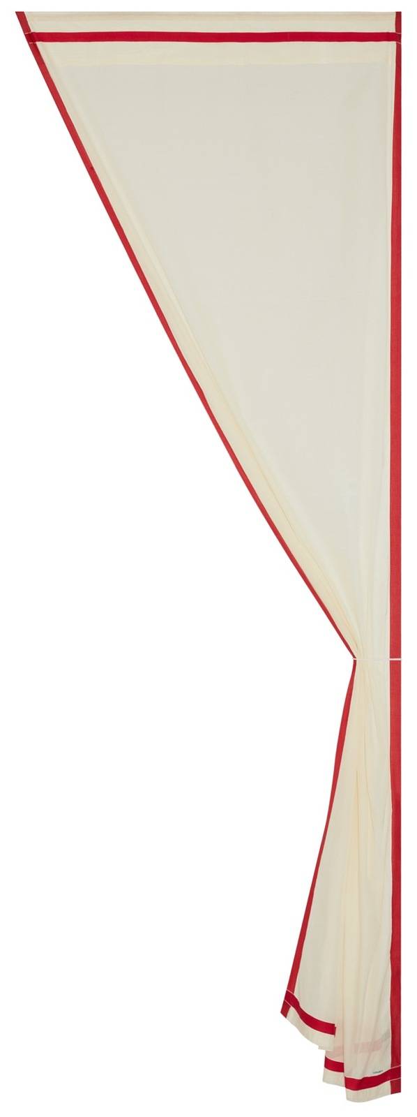 Lisa Corti tenda cotone 120x330cm bordo red