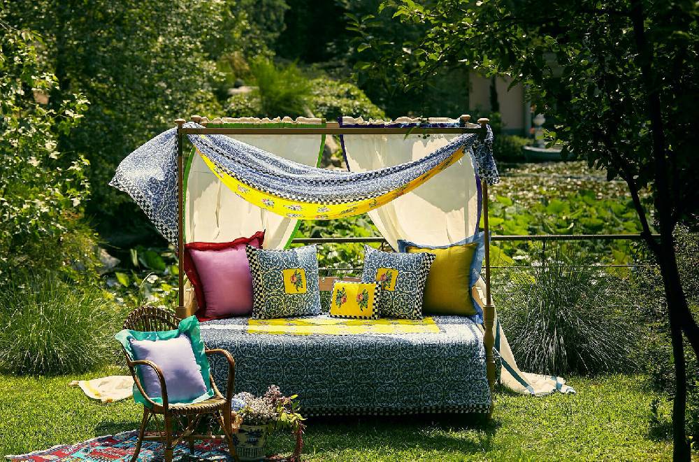 Lisa Corti tenda cotone 100x250cm bordo olive green Outlet