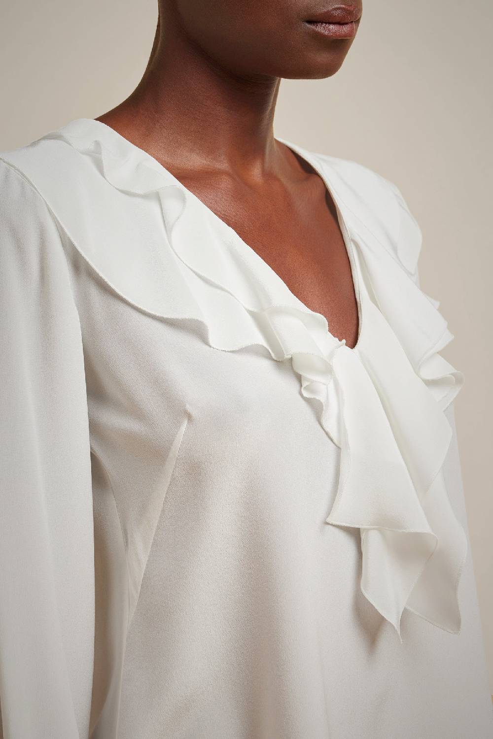 Liviana Conti CAMICIA CON VOLANT S4FF4SS03A08-1.38 I Più Venduti