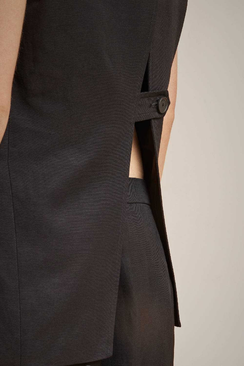 Liviana Conti GILET MONOPETTO S4LL4SL80Y69-0.38 In Linea