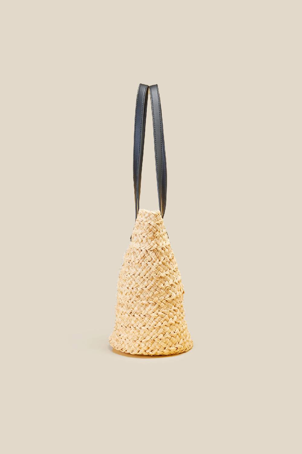 Liviana Conti MINI TOTE RAFIA S4AA4SA59A15-Y.NR Nuovo