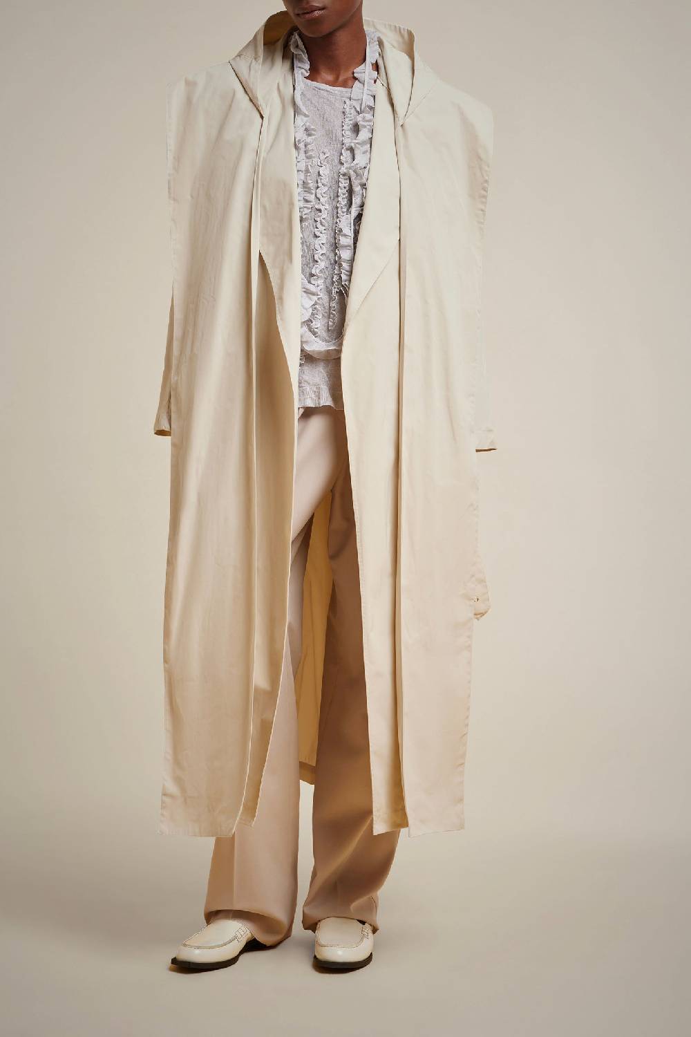 Liviana Conti TRENCH CON CAPPUCCIO S4FF4SW23A08-1.38 Consegna Veloce