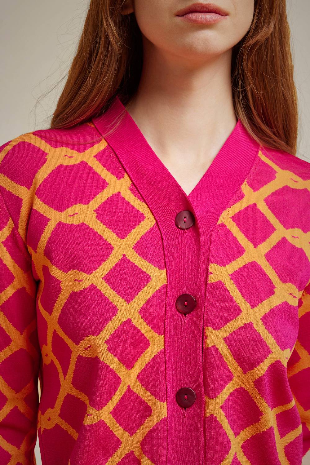 Liviana Conti CARDIGAN JACQUARD S4FF4SA48RETE1.XS 2025
