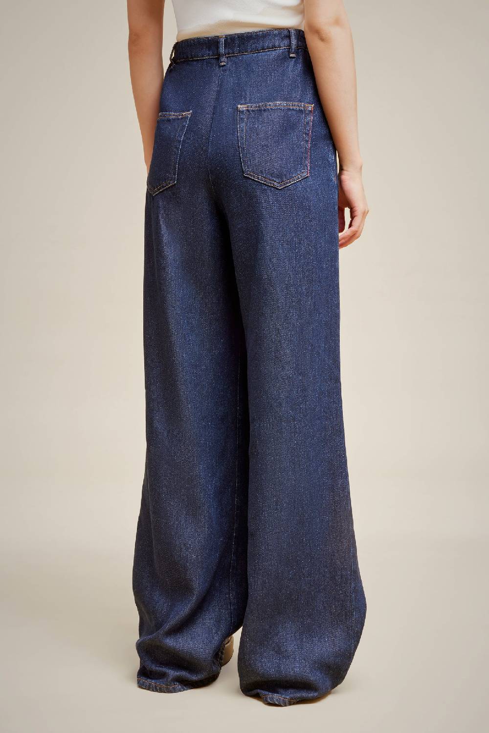 Liviana Conti WIDE-LEG JEANS S4LL4SY86Z83-0.27 Sottocosto