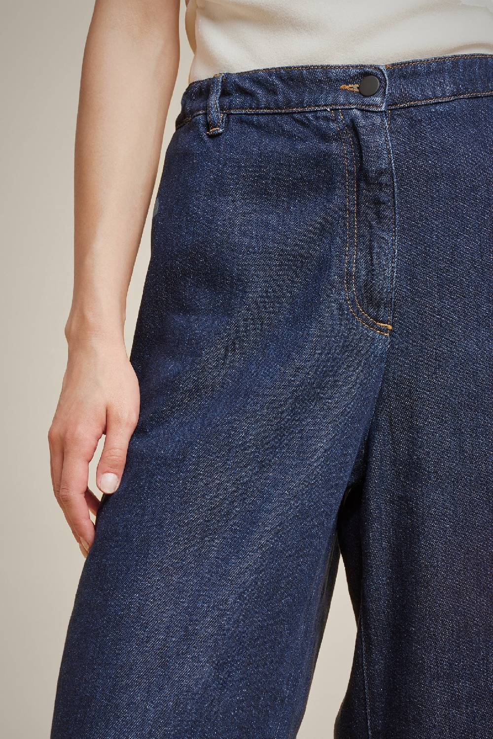 Liviana Conti WIDE-LEG JEANS S4LL4SY86Z83-0.27 Sottocosto