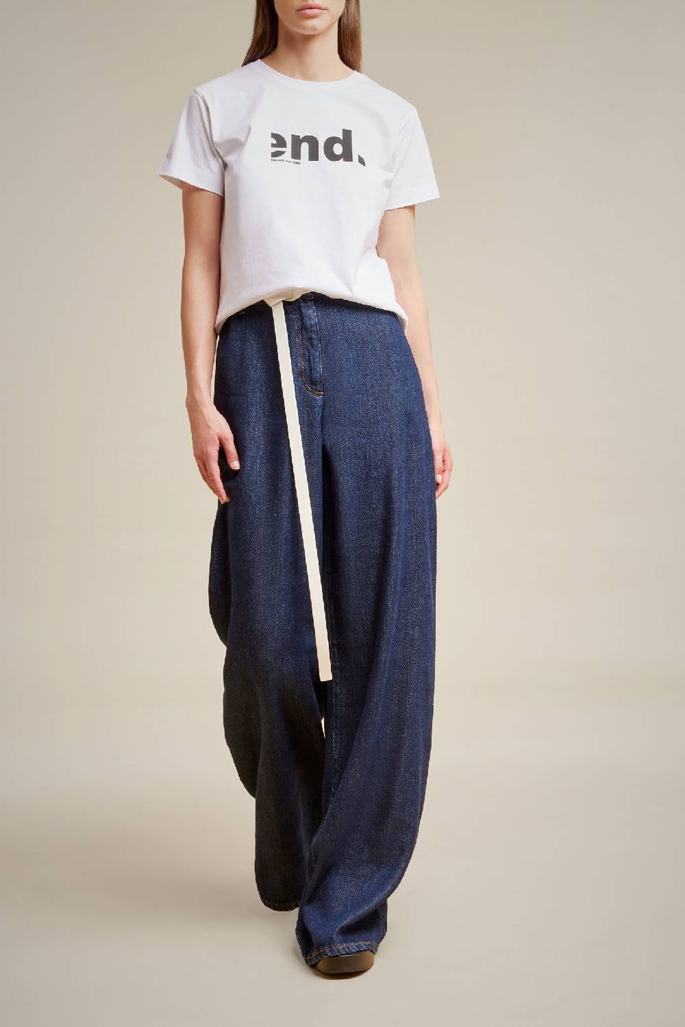 Liviana Conti WIDE-LEG JEANS S4LL4SY86Z83-0.27 Sottocosto