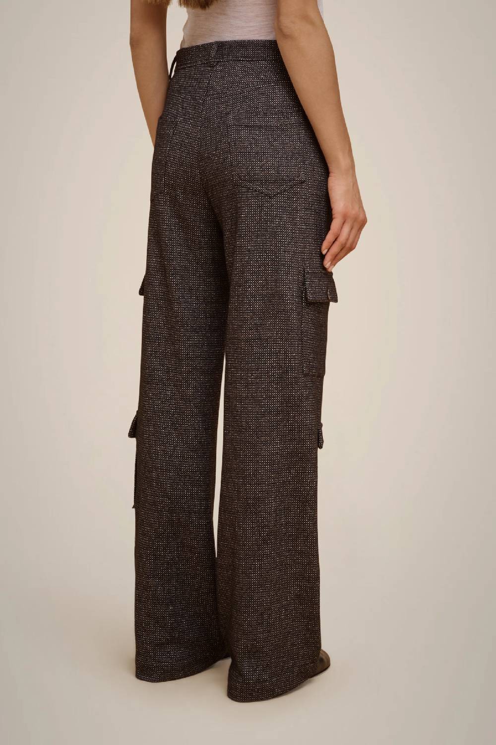 Liviana Conti PANTALONE CARGO PANNO CASHMERE W4FF4WL38SAL-3.42 Economico