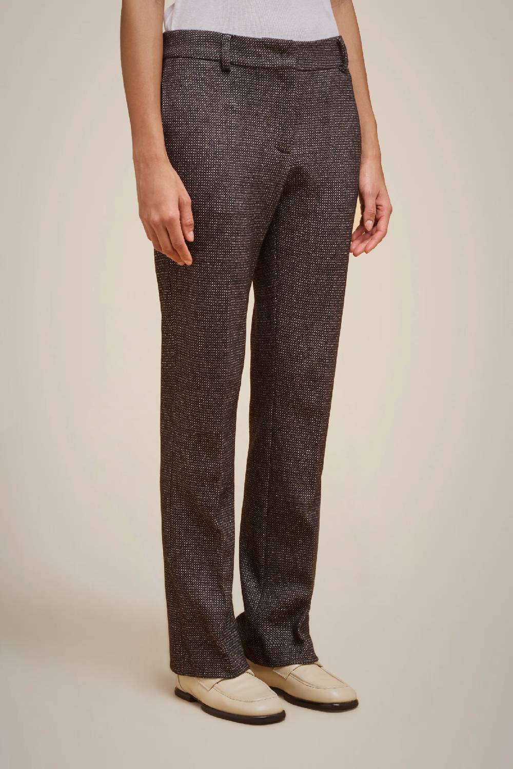 Liviana Conti PANTALONE PANNO CASHMERE W4FF4WL33SAL-3.38 In Vendita