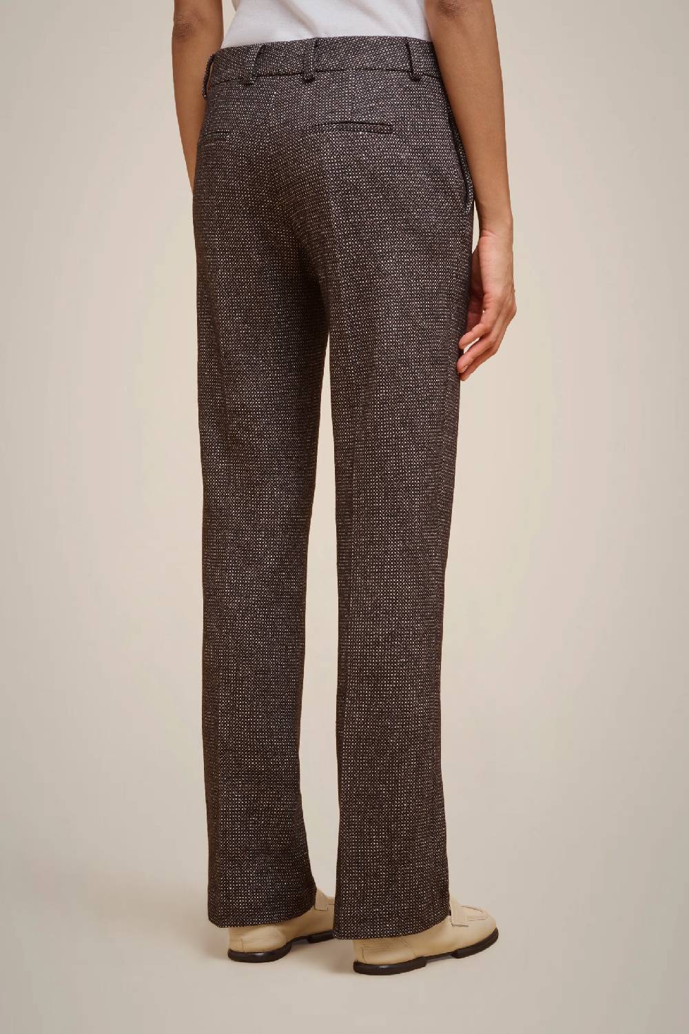 Liviana Conti PANTALONE PANNO CASHMERE W4FF4WL33SAL-3.38 In Vendita