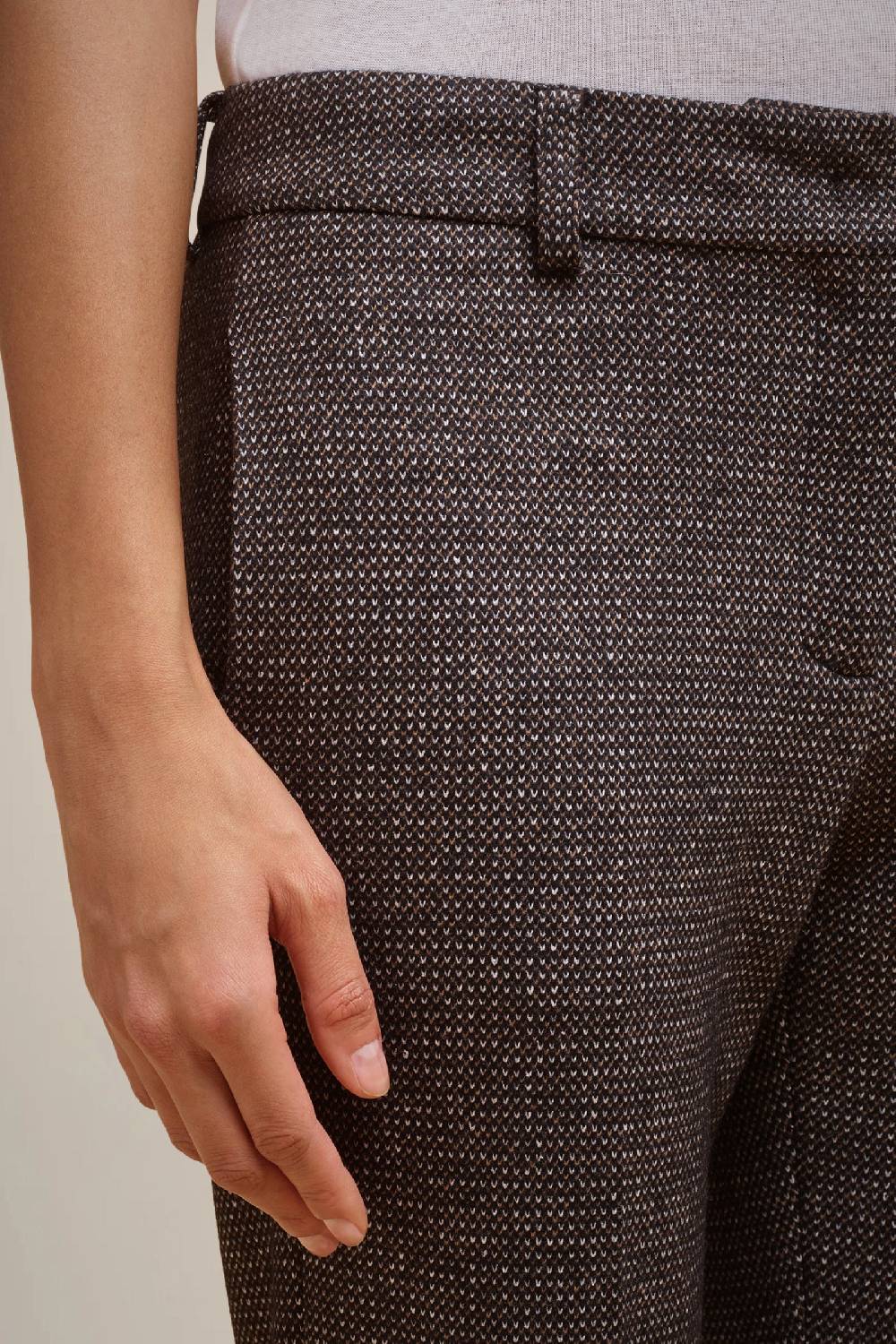 Liviana Conti PANTALONE PANNO CASHMERE W4FF4WL33SAL-3.38 In Vendita