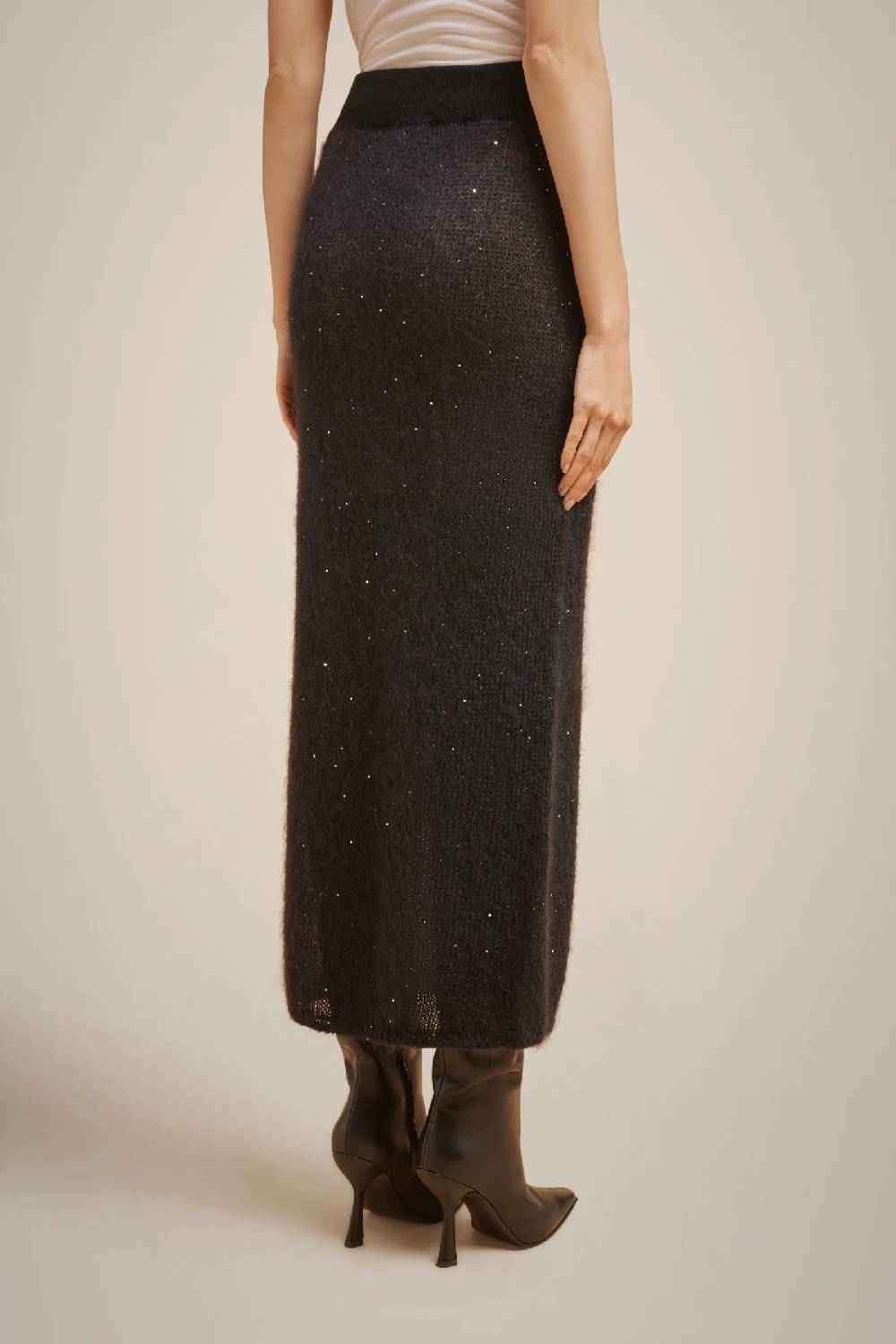 Liviana Conti GONNA IN MOHAIR PAILLETTES W4FF4WG58Y69Z2.XS Vendita