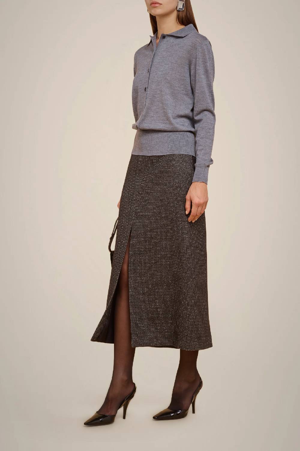 Liviana Conti GONNA MIDI IN PANNO CASHMERE W4FF4WL35SAL-3.38