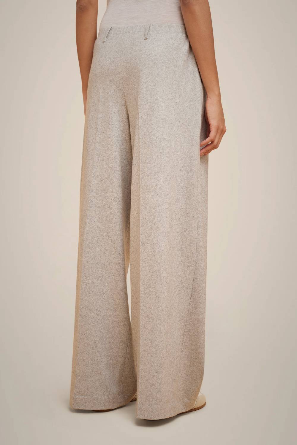 Liviana Conti PANTALONE PIEGHE IN PANNO CASHMERE W4FF4WN37X47-0.38 Pezzi Unici