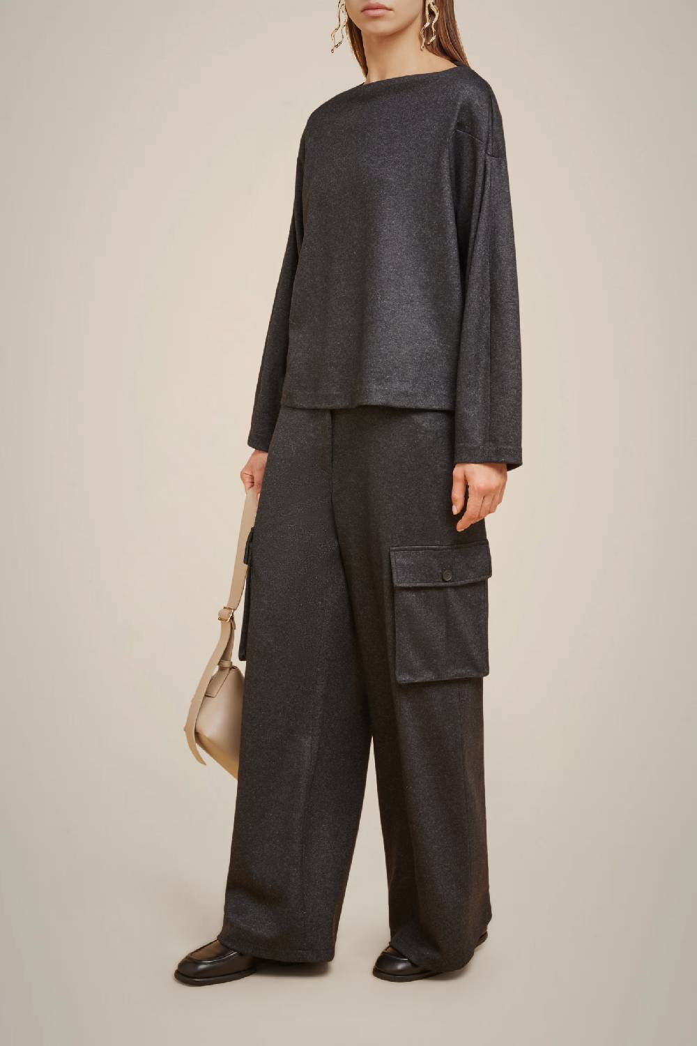 Liviana Conti BLUSA PANNO CASHMERE W4FF4WN06Y49-0.38