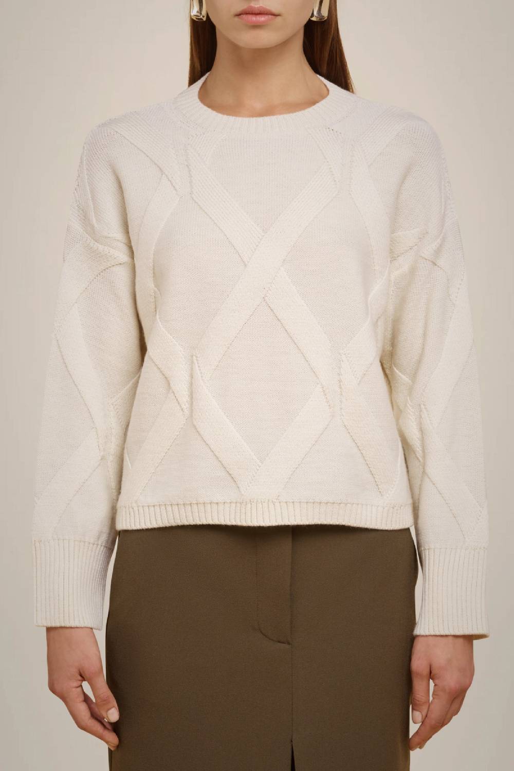Liviana Conti MAGLIA CROP LANA W4FF4WD06A08-1.XS In Saldo